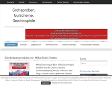 Tablet Screenshot of gratisprobenbestellen.de
